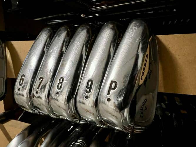 TOUR ISSUE Callaway 2019 Forged Apex Pro Irons (6-P 5 Clubs) KBS 120 Graphite