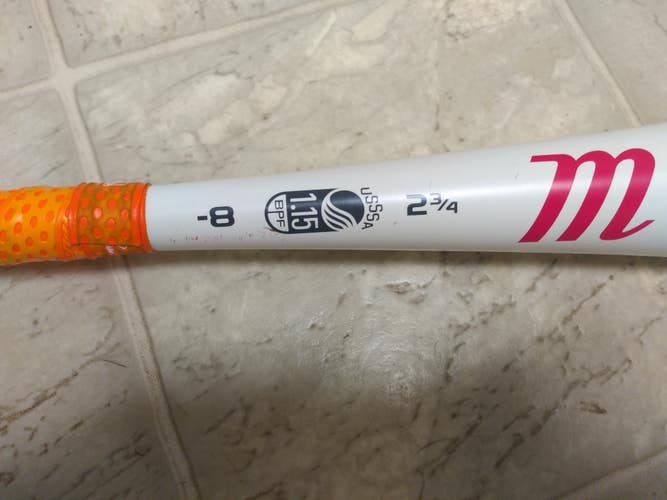 Marucci CAT 8; 31/23 DROP 8; USSSA Certified used 2019 Marucci Alloy CAT 8 Bat (-8) 22 oz 31"