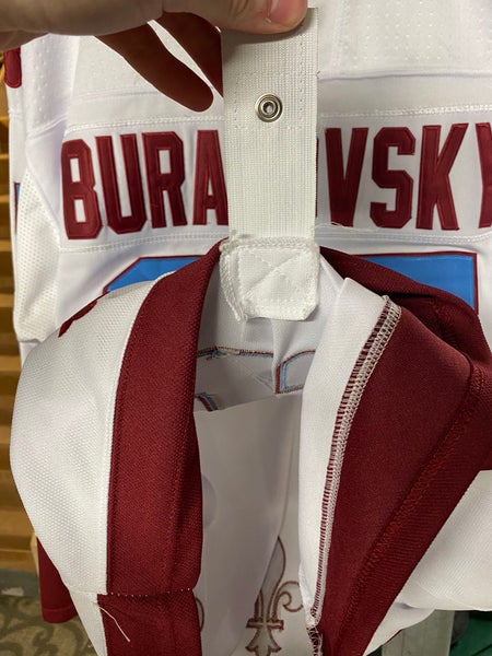 ANDRE BURAKOVSKY Signed Washington Capitals Red Adidas