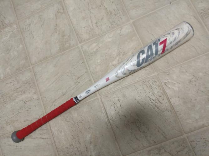 Marucci CAT 7; 30/25 DROP 5: USSSA Certified used Marucci Alloy CAT 7 Bat (-5) 25 oz 30"