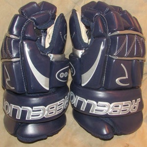 New 12.5" Rebellion 5500 Junior ice hockey gloves Navy