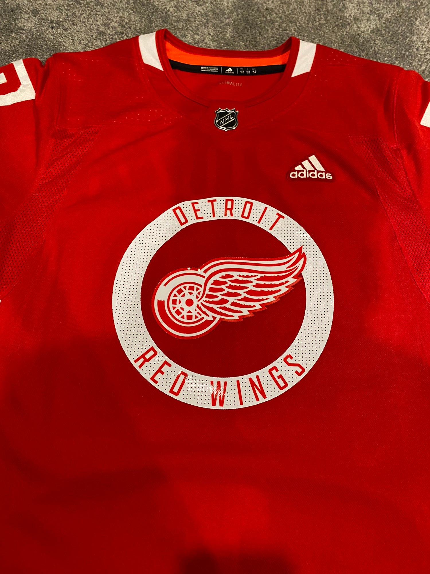 Detroit Red Wings Bertuzzi Red Adidas Jersey