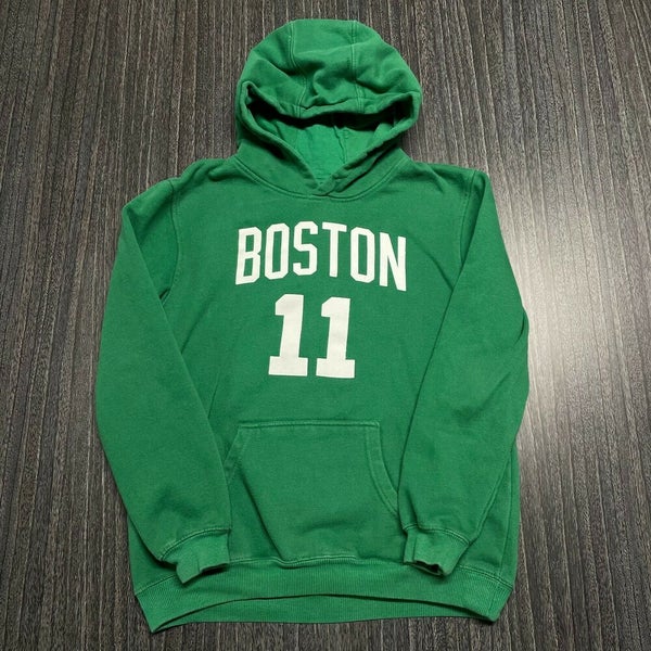 Boston Celtics Sweatshirt Men Small Adult Green Hood NBA