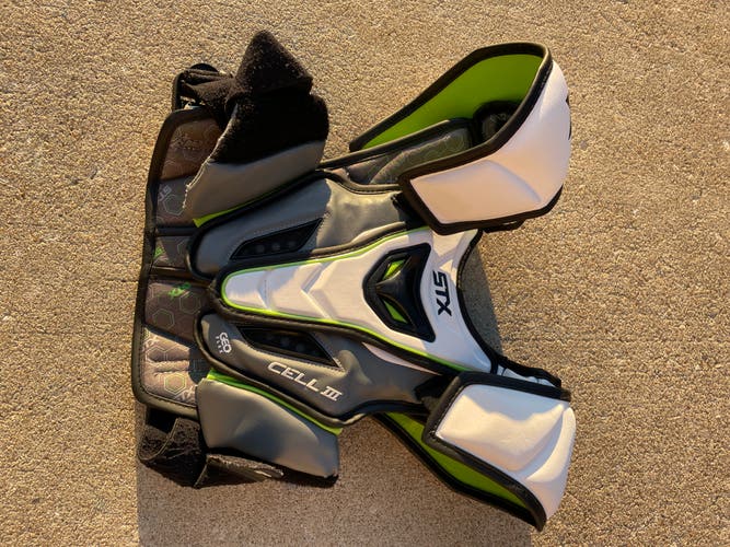 Used Small STX Cell III Shoulder Pads