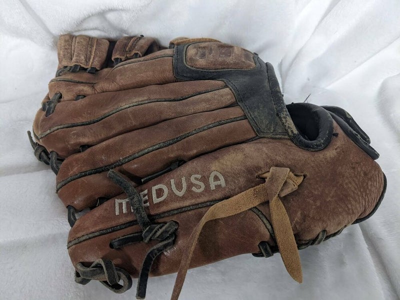 DeMarini Medusa Fastpitch Softball Glove Size 11.75 In Brown Used (LH