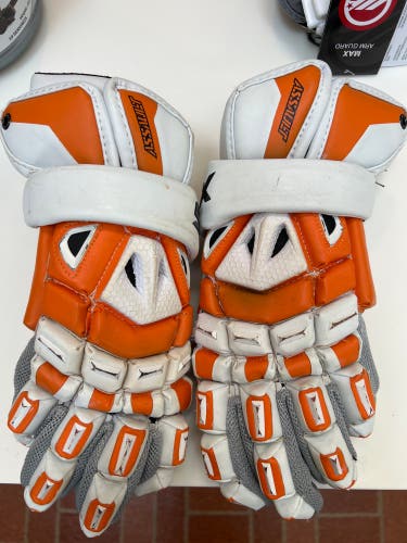 Used STX Assault Lacrosse Gloves