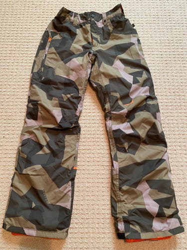 Used Burton Camouflage Snowboard Pants - Youth XL