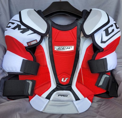 New CCM U+ Pro Shoulder Pads Senior Large Pro Stock