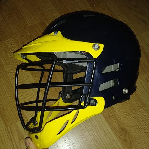 Lacrosse Helmet Cascade NY XS R Adult navy / yellow