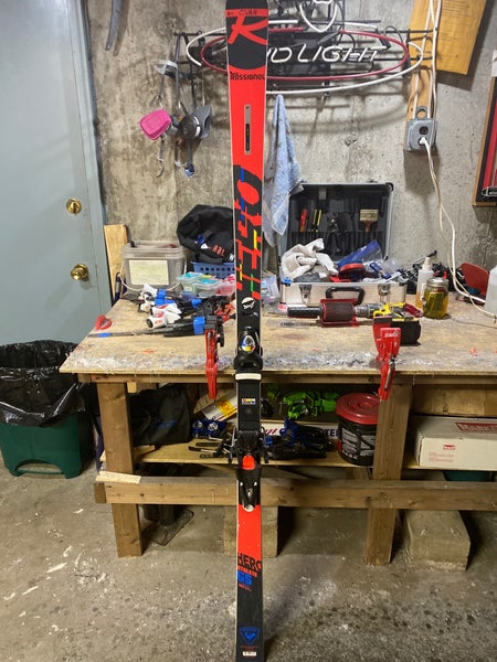 Used 2021 Racing With Bindings Max Din 15 Hero Athlete GS Skis