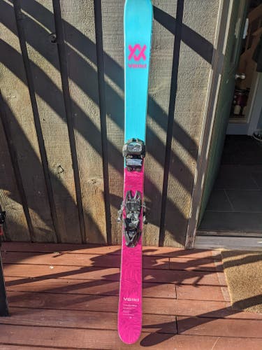 Used Women's 2018 Volkl Park Skis 147cm With Tyrolia Attack 14 Bindings