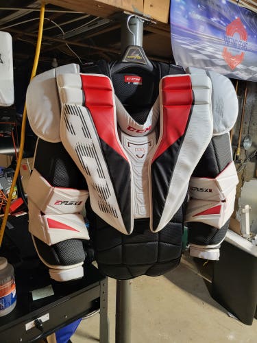 Used XL CCM Extreme Flex 5 Pro Goalie Chest Protector