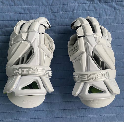 New Maverik Max White Gloves 13”