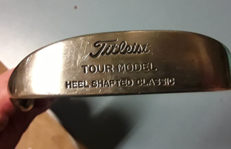 Used Titleist Tour Model Putter, Heel Shafted Classic 35' pre Scotty."