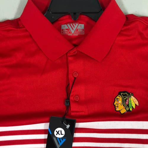 Chicago Blackhawks mens XL golf shirt