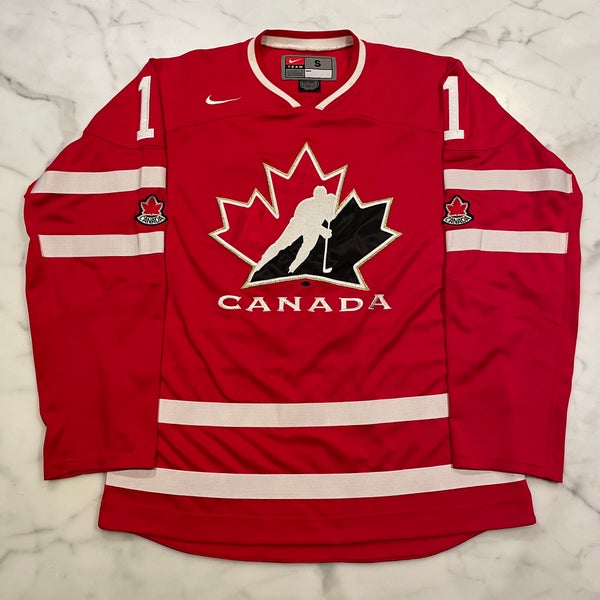 Team Canada Nike Hockey Jersey 2014 IIHF S Men Red Black Stitched
