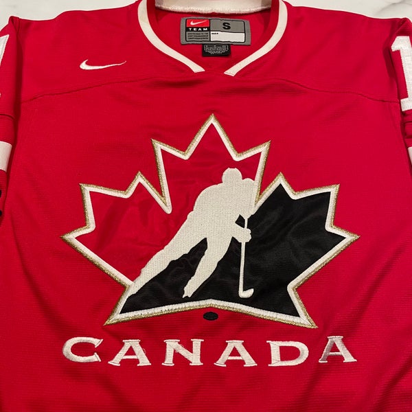 New With Tags White Team Canada Centennial Anniversary IIHF Nike Jersey  (Blank) Small