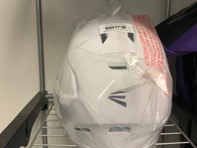 Easton Z5 2.0 Baseball Batting Helmet Matte Finish White size SR