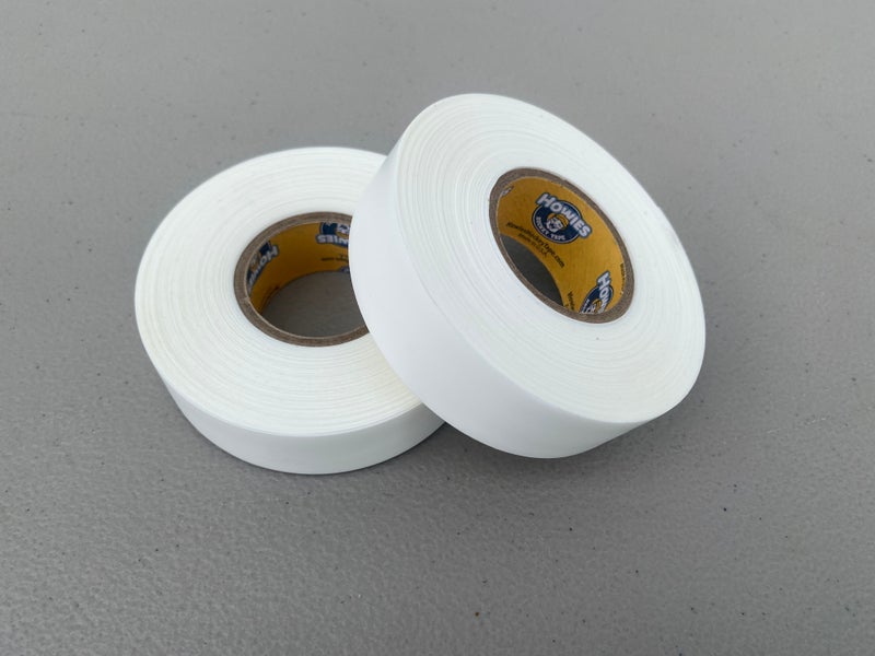 2 Rolls of HOWIE'S White Hockey Sock Tape 1 x 30 yds Shin Pad