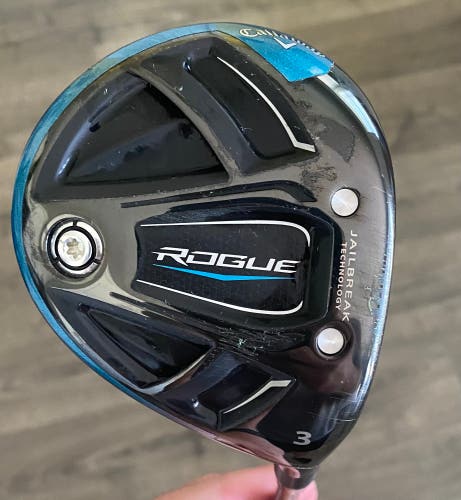 Men's Right Handed Regular Flex 3 Wood Rogue Fairway Wood