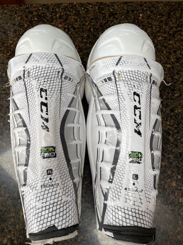 NHL Pro Stock Shin Pads 17” CCM 20k Pro