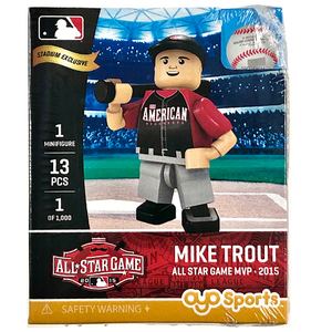 MIKE TROUT 2015 ALL STAR GAME MVP OYO FIGURE MINIFIGURE RARE OOP Lego NEW ANGELS OHTANI BOBBLEHEAD