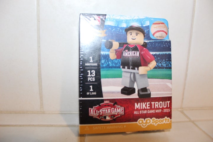 Mike Trout OYO Angels 1972 Throwback Jersey mini figure LE /1000