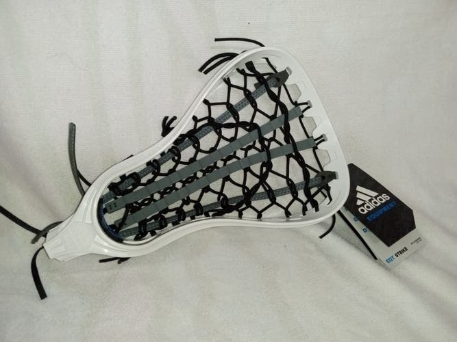 ADIDAS EQT Strike Lacrosse Heads Strung Size 10 White Black New with Tag
