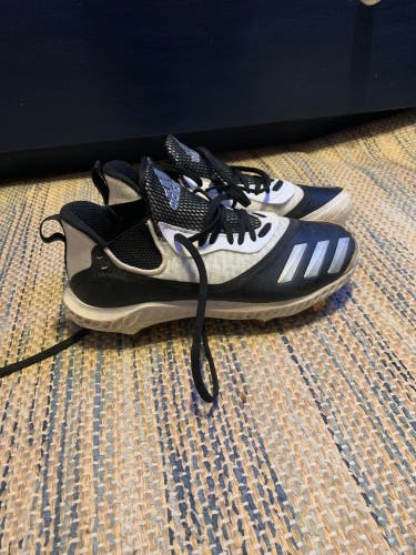 Adidas metal Baseball Cleats Size 9