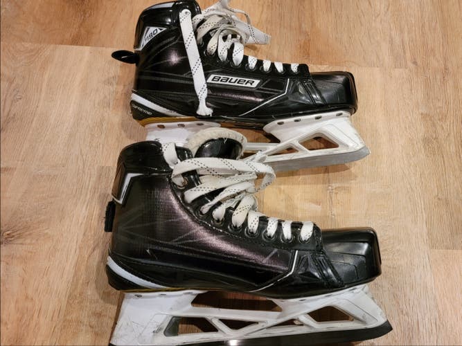 Used Bauer Senior Supreme  S190 Size 9 EE Goalie Skates