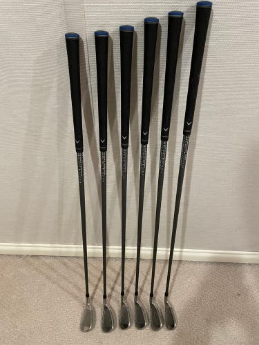 Men's Left Hand Regular Flex Graphite Shaft Steelhead XR Iron Set