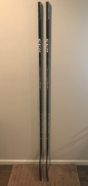 2 Pack Senior New Right Handed CCM Super Tacks 2.0 75 Flex Hockey Sticks P-90 Blade Pattern