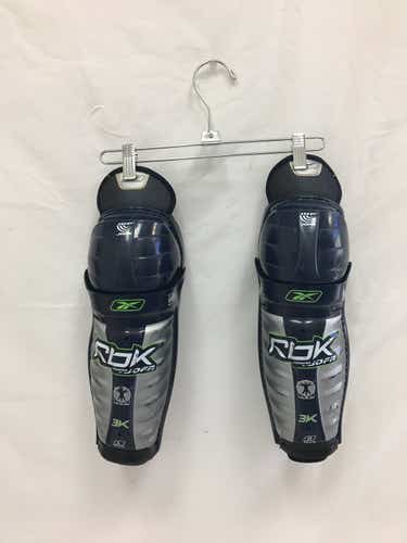 Used Reebok 3k 12" Hockey Shin Guards
