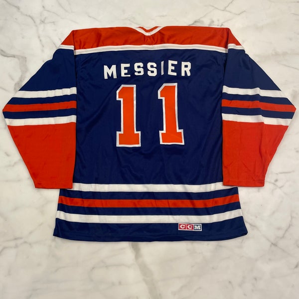 CCM  MARK MESSIER Edmonton Oilers 1990 Vintage NHL Hockey Jersey