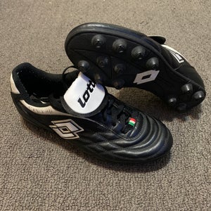 Black Unisex Molded Cleats Lotto Cleats