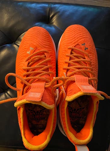 Orange Adult Turf Cleats Under Armour Harper 5 Turf