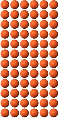 Champion Sports (72-Balls) Lacrosse Balls Orange / Green  NCAA / NFHS / SEI / NOCSAE