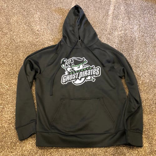 Savannah Ghost Pirates Black Hooded Sweatshirt (Can Holder!)