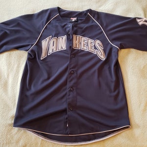 New York Yankees Blue Adult Men's New Large Jersey