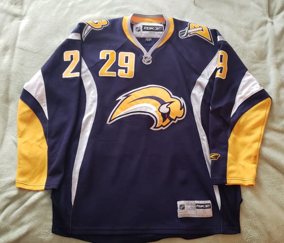 Buffalo Sabres Blue Adult Unisex Used Small Reebok Jersey