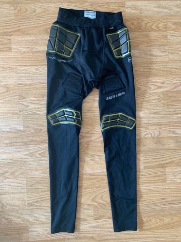 New XS Bauer Compression Leggings With Pads