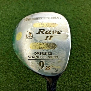 Square Two Lady Rave II Oversize Stainless 9 Wood 29* /  RH  / NEW GRIP / mm9884