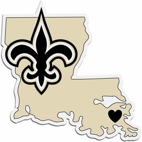 New Orleans Saints Home State Decal NFL Pride