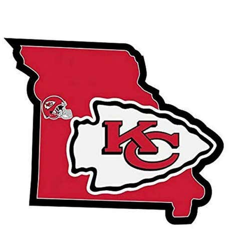 Kansas City Chiefs Home State Decal NFL Pride