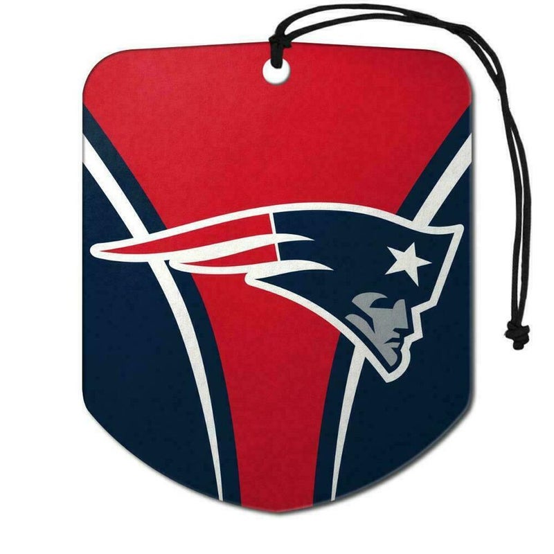 New England Patriots 2 Pack Air Freshener NFL Shield Design