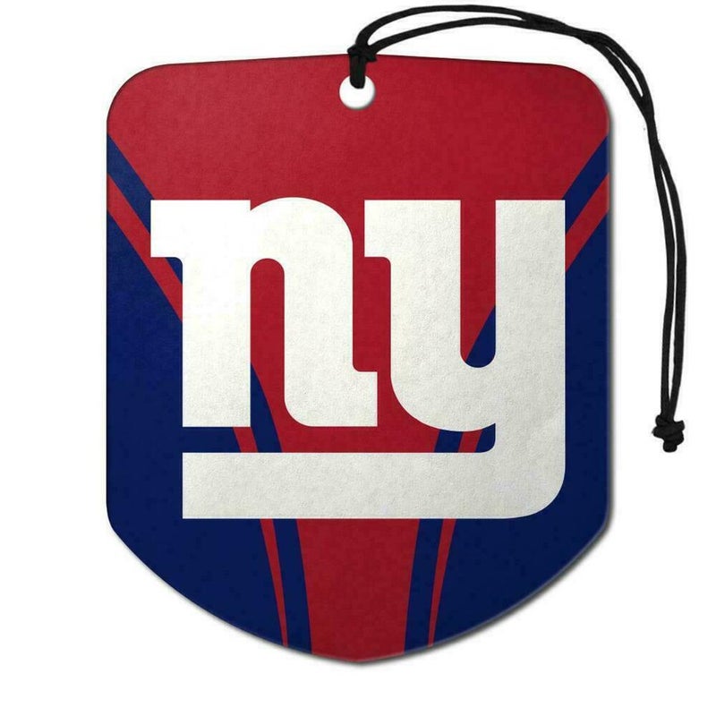 New York Giants 2 Pack Air Freshener NFL Shield Design