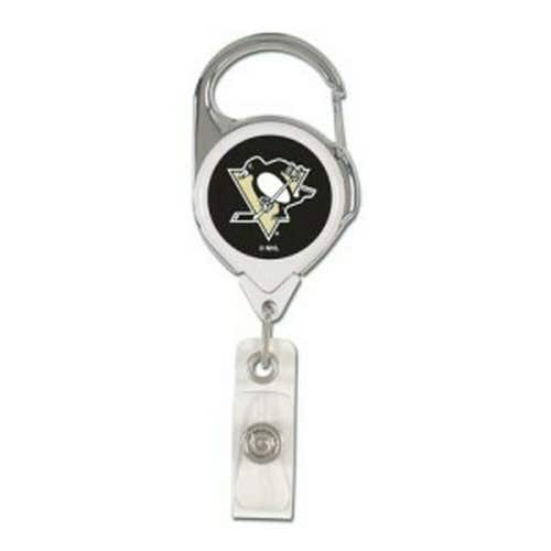 Pittsburgh Penguins NHL Premium Metal Retractable ID Badge Holder