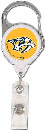 Nashville Predators NHL Premium Metal Retractable ID Badge Holder