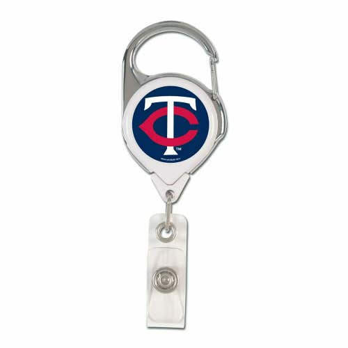 Minnesota Twins MLB Premium Metal Retractable ID Badge Holder