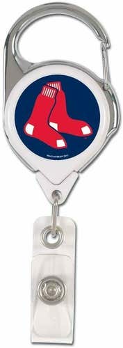 Boston Red Sox MLB Premium Metal Retractable ID Badge Holder